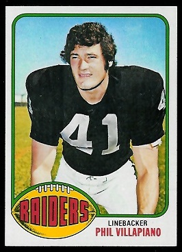 Phil Villapiano 1976 Topps football card