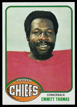 Emmitt Thomas 1976 Topps football card