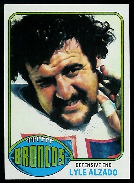 Lyle Alzado 1976 Topps football card