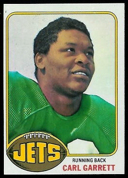 Carl Garrett 1976 Topps football card
