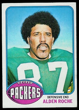 Alden Roche 1976 Topps football card