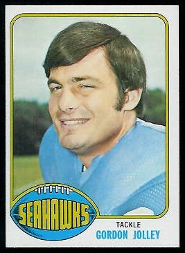 Gordon Jolley 1976 Topps football card Gordon Jolley 1976 Topps football card