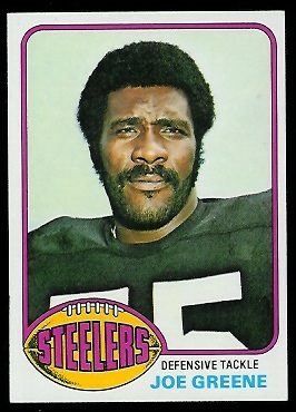 Joe Greene 1976 Topps football card