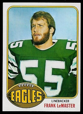 Frank LeMaster 1976 Topps football card