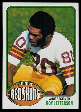 Roy Jefferson 1976 Topps football card