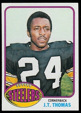 J.T. Thomas 1976 Topps football card