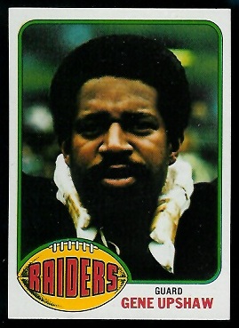 Gene Upshaw 1976 Topps football card