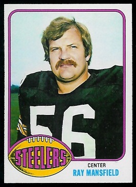 Ray Mansfield 1976 Topps football card