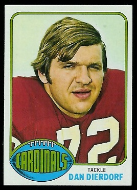 Dan Dierdorf 1976 Topps football card