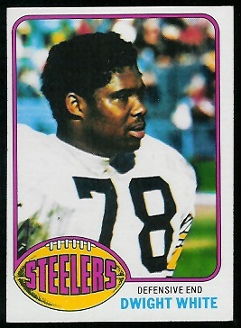 Dwight White 1976 Topps football card