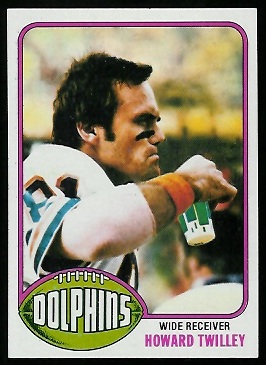 Howard Twilley 1976 Topps football card