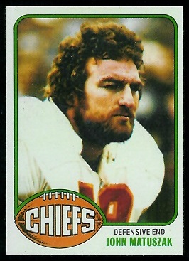 John Matuszak 1976 Topps football card