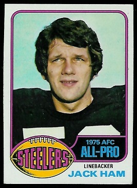 Jack Ham 1976 Topps football card