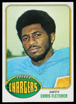 Chris Fletcher 1976 Topps football card