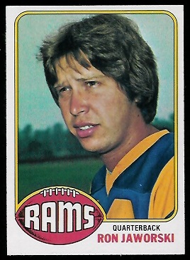 Ron Jaworski 1976 Topps football card