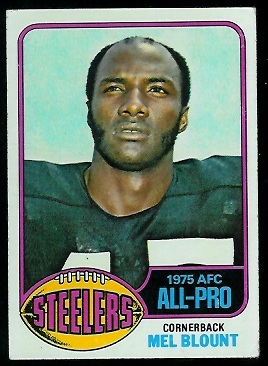 Mel Blount 1976 Topps football card