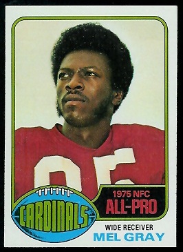 Mel Gray 1976 Topps football card