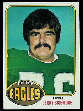 Jerry Sisemore 1976 Topps football card