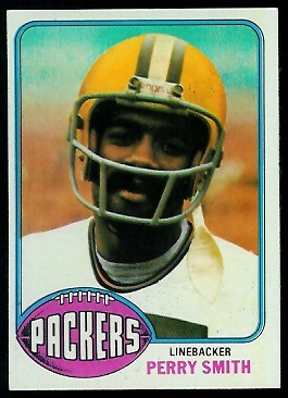 Perry Smith 1976 Topps football card
