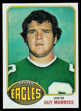 Guy Morriss 1976 Topps football card