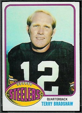 Terry Bradshaw 1976 Topps football card Terry Bradshaw 1976 Topps football card