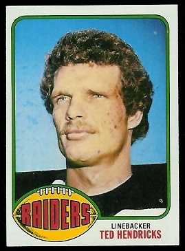 Ted Hendricks 1976 Topps football card