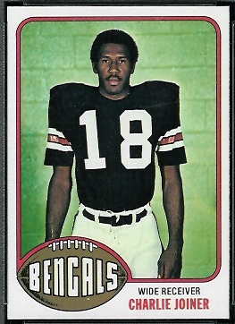 Charlie Joiner 1976 Topps football card