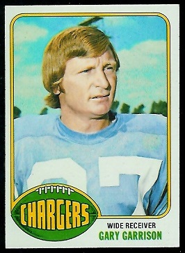 Gary Garrison 1976 Topps football card