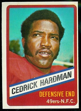 Cedrick Hardman 1976 Wonder Bread football card