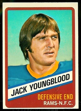Jack Youngblood 1976 Wonder Bread football card