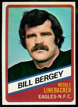 Bill Bergey 1976 Wonder Bread football card Bill Bergey 1976 Wonder Bread football card