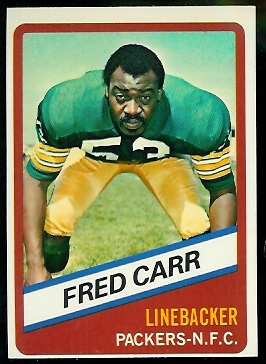 Fred Carr 1976 Wonder Bread football card Fred Carr 1976 Wonder Bread football card