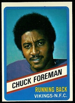 Chuck Foreman 1976 Wonder Bread football card Chuck Foreman 1976 Wonder Bread football card