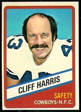 Cliff Harris 1976 Wonder Bread football card