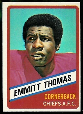 Emmitt Thomas 1976 Wonder Bread football card