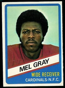 Mel Gray 1976 Wonder Bread football card