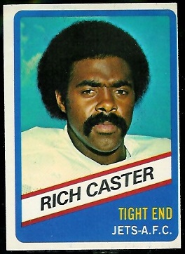 Richard Caster 1976 Wonder Bread football card