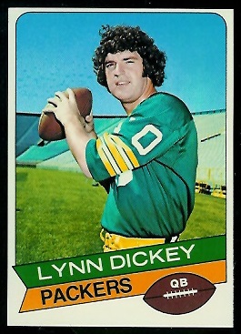 Lynn Dickey 1977 Holsum Bread football card