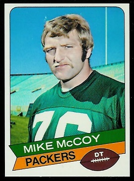 Mike McCoy 1977 Holsum Bread football card