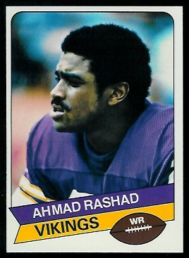 Ahmad Rashad 1977 Holsum Bread football card