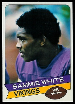 Sammy White 1977 Holsum Bread football card