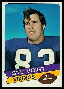 Stu Voigt 1977 Holsum Bread football card