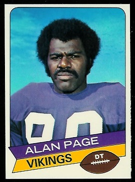 Alan Page 1977 Holsum Bread football card