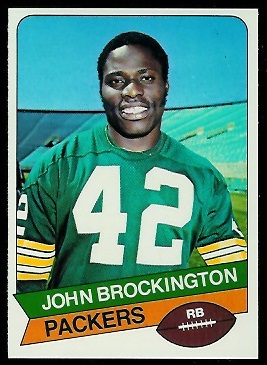 John Brockington 1977 Holsum Bread football card