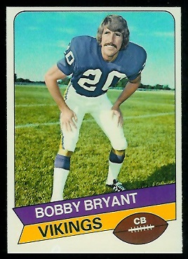 Bobby Bryant 1977 Holsum Bread football card