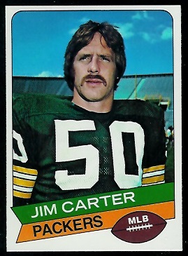 Jim Carter 1977 Holsum Bread football card