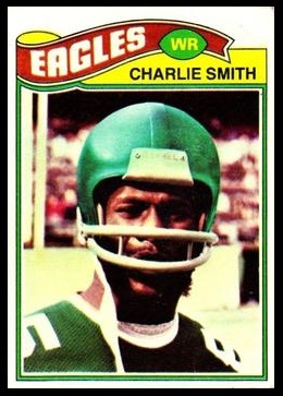 Charlie Smith 1977 Topps football card