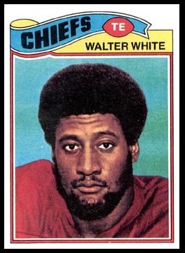 Walter White 1977 Topps football card Walter White 1977 Topps football card