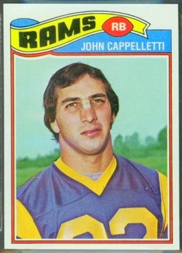 John Cappelletti 1977 Topps football card John Cappelletti 1977 Topps football card