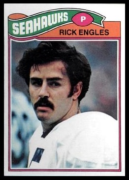 Rick Engles 1977 Topps football card